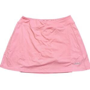Baleaf women’s tennis skort, bubblegum pink, built-in shorts, Size XL